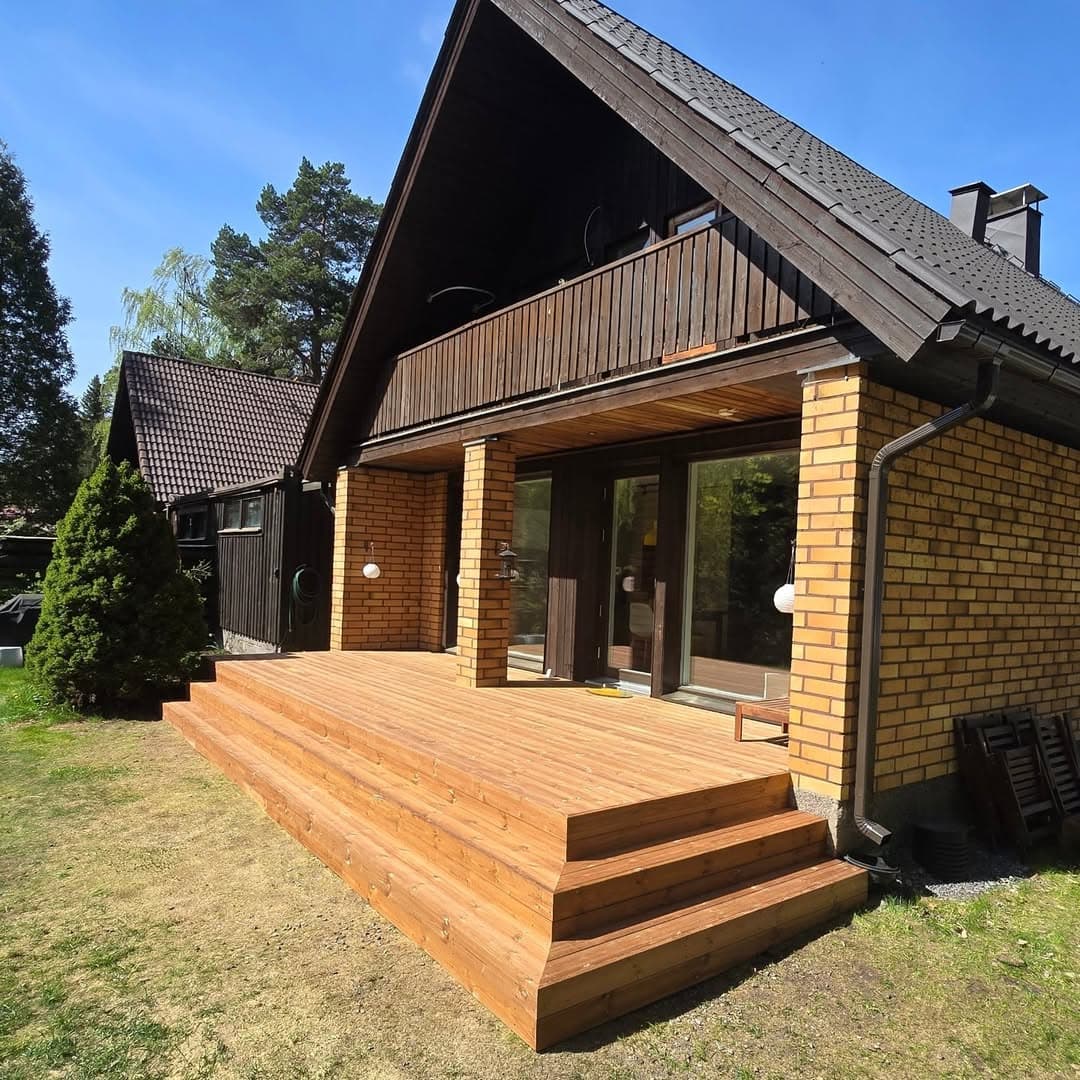 Completed terrace transformation