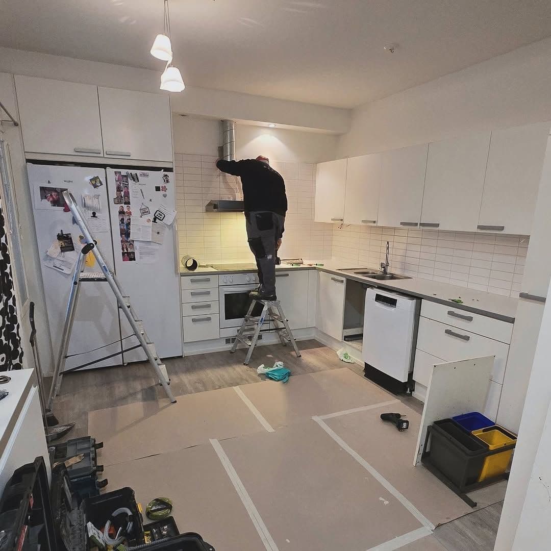 Completed kitchen renovation